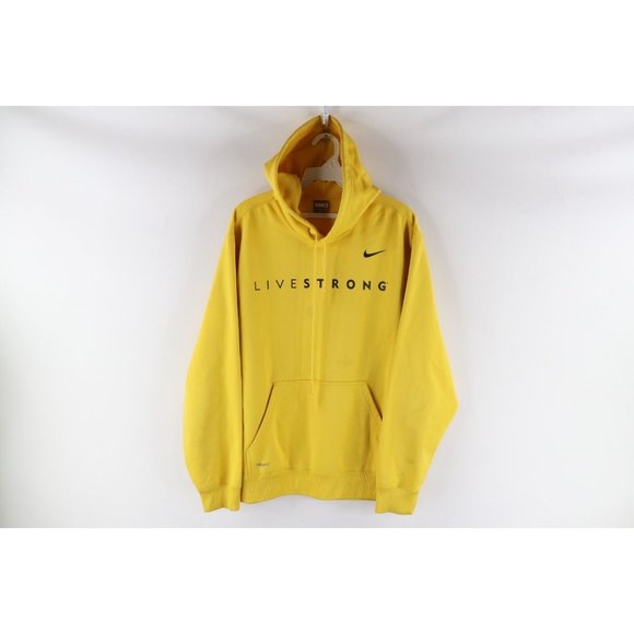 Nike | Shirts | Vtg Nike Livestrong Mens Medium Distressed Spell Out ...